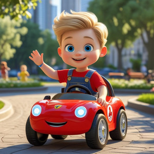 Ma voiture rouge by Comptines de Panda
