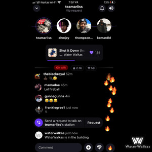 Pull up by Water Walkas, Mister Fitzwell, Vic Legend, Queen Blizzy, Tep the Lion, Team Arliss, Ehm-Jay, Lady Ree, SteveyinDaygo, Buttaraspy, Zanyia, Kayode, Scatta R.Pee, Ant Live!, Foreign Plug