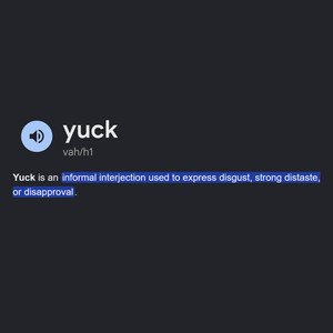Yuck by Vah, H1