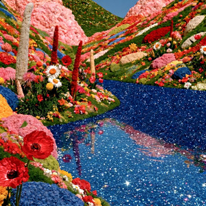 Diamond Garden Sky by Elodie Lune