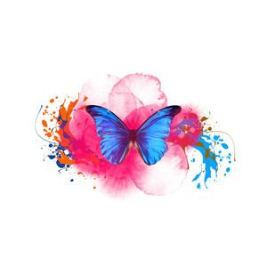 Mariposa en el viento by Frida Mizrahi