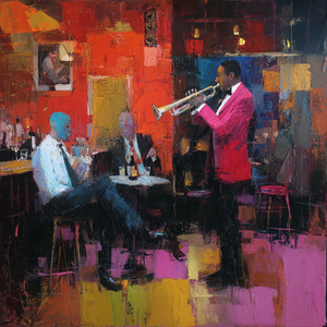 Indigo Parlor by Morning on Canvas
