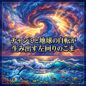 チャンミーと地球の自転が操る左巻きのコマ by かんてら