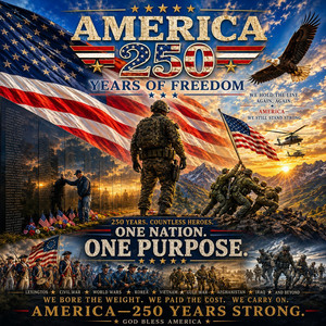 America (250 Years of Freedom) by Pete Tingstrom