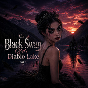 The Black Swan of Diablo Lake by DVM BAND