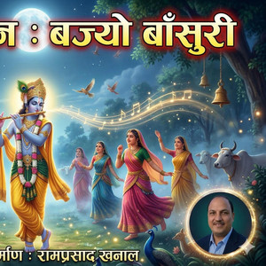 Brinda Ban ma Juneli Ratama, Yeklai Krishna Banshi chha Hatama