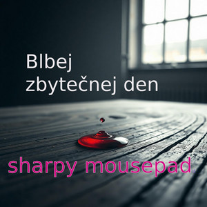 Blbej zbytečnej den by sharpy mousepad