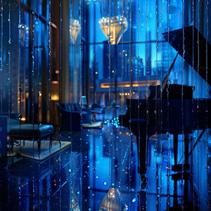 Piano Through Glass by Blue Note Circle