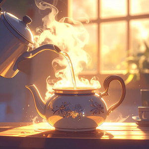 Hot Water by Cup of Tea