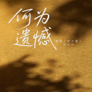 何为遗憾 - 伴奏 by 潘成, 余雅雯