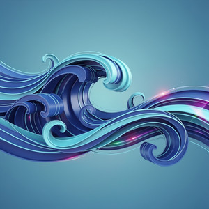 Cobalt Waves by Deltarayne