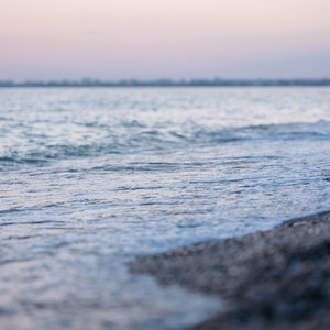 Evening Shore by Serge Pavkin