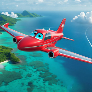 Petit avion rouge by Comptines de Panda