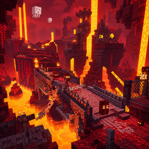 The Minecraft Nether by firstclasslikealways