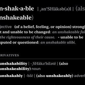 The Unshakable