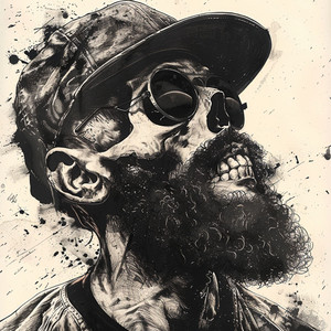 Abstract Beats by Skull Beard