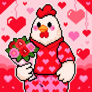 Valentine Chicken by Hwanan Gae