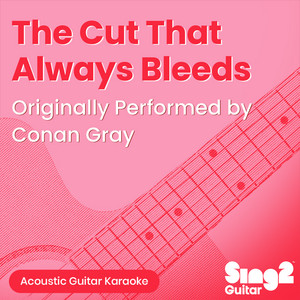 Sing2Guitar - The Cut That Always Bleeds (Originally Performed by Conan Gray) [Acoustic Guitar Karaoke]