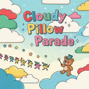 Cloudy pillow parade by Luna Miel