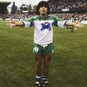Maradona by Pju