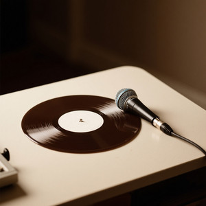 vinilo y microfono by Pst Harry Taylor
