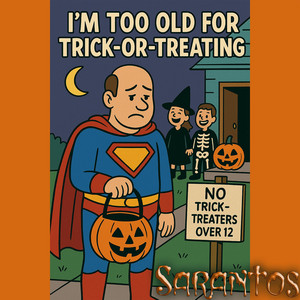 I’m Too Old for Trick-or-Treating