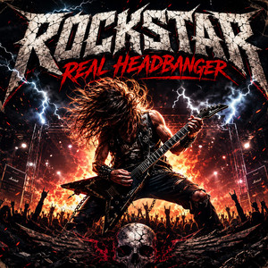 ROCKSTAR REAL HEADBANGER by MY LIFE