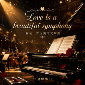 Love is a beautiful symphony (爱是一首优美的交响曲) by 夏保华