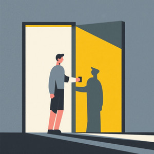 Fefa at the Door by PATTERSONJACK
