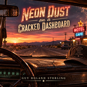 Neon Dust on a Cracked Dashboard by Guy Roland Sterling