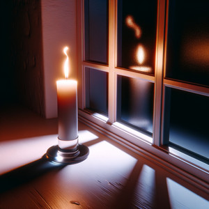 The light behind closed blinds by Senneth