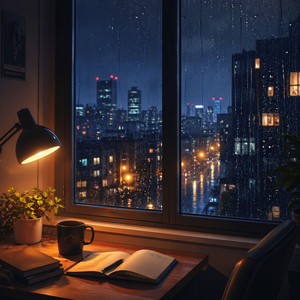 Midnight Rain Window by RASH'S