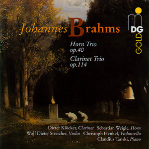 Clarinet Trio Op. 114 / Horn Trio Op. 40 cover