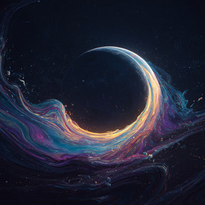 gravity waves by moon glow