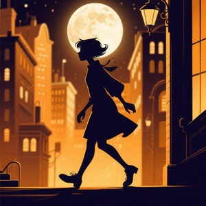Amber Carnival Walking Home by Gng.Mln.32
