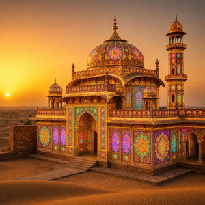 Mirage of the Golden Horizon by Zayra Dunes