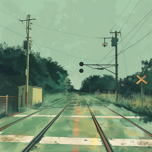 still railway crossing by Echo Lantern