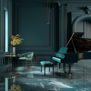 Teal Piano by Stellar Loops
