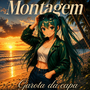 Montagem Garota da capa