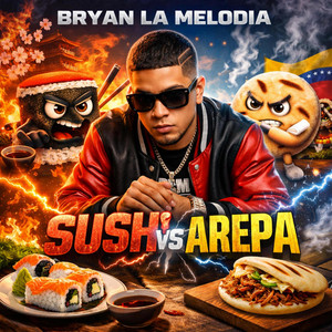 sushi vs arepa by Bryan la melodia