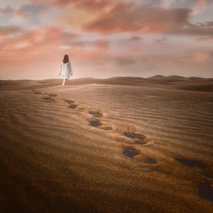 Fussspuren im Sand by Samantha, MyKey