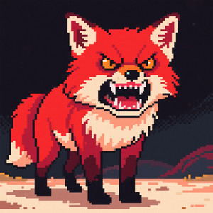 Fox on Fire by Mulso