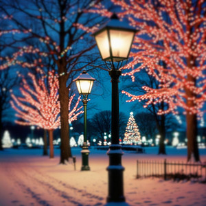 Christmas Lights In The Park