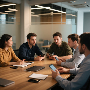 ellos estan discutiendo