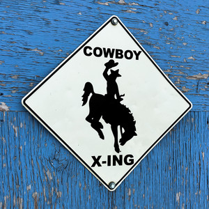 Cowboy X-ing by Astrology Girl