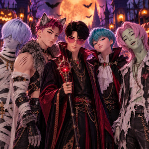 HALLOWEEN BOYS Demon Hunters by DJ BEE BOP