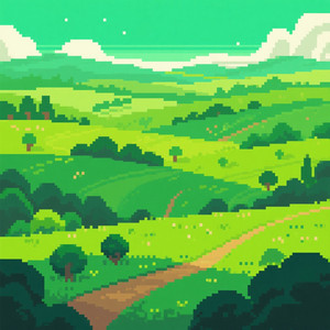 Green Verdant by ou la ri Sanji