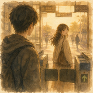 夕暮れ色に染まった君 by POODLE HANA