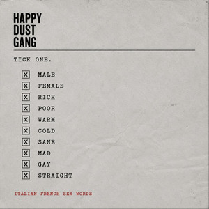 Italian French Sex Words by Happy Dust Gang