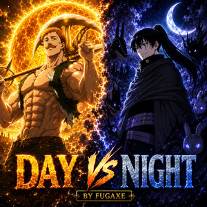 Day vs Night (Escanor vs Nacht) by Fugaxe